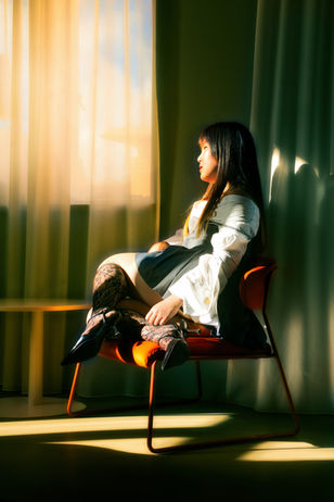 Portrait of a woman photographed by Karisha