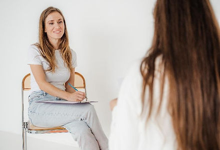 Stefanie Altmann in einer Mentalcoaching Session