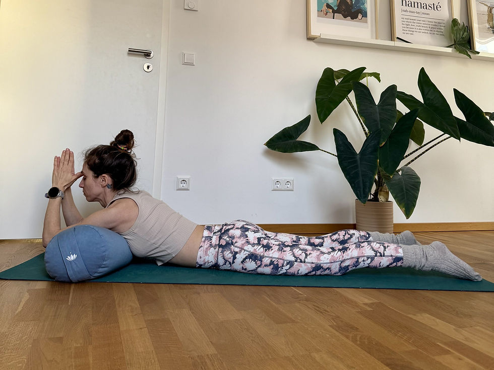 Sphinx mit Bolster