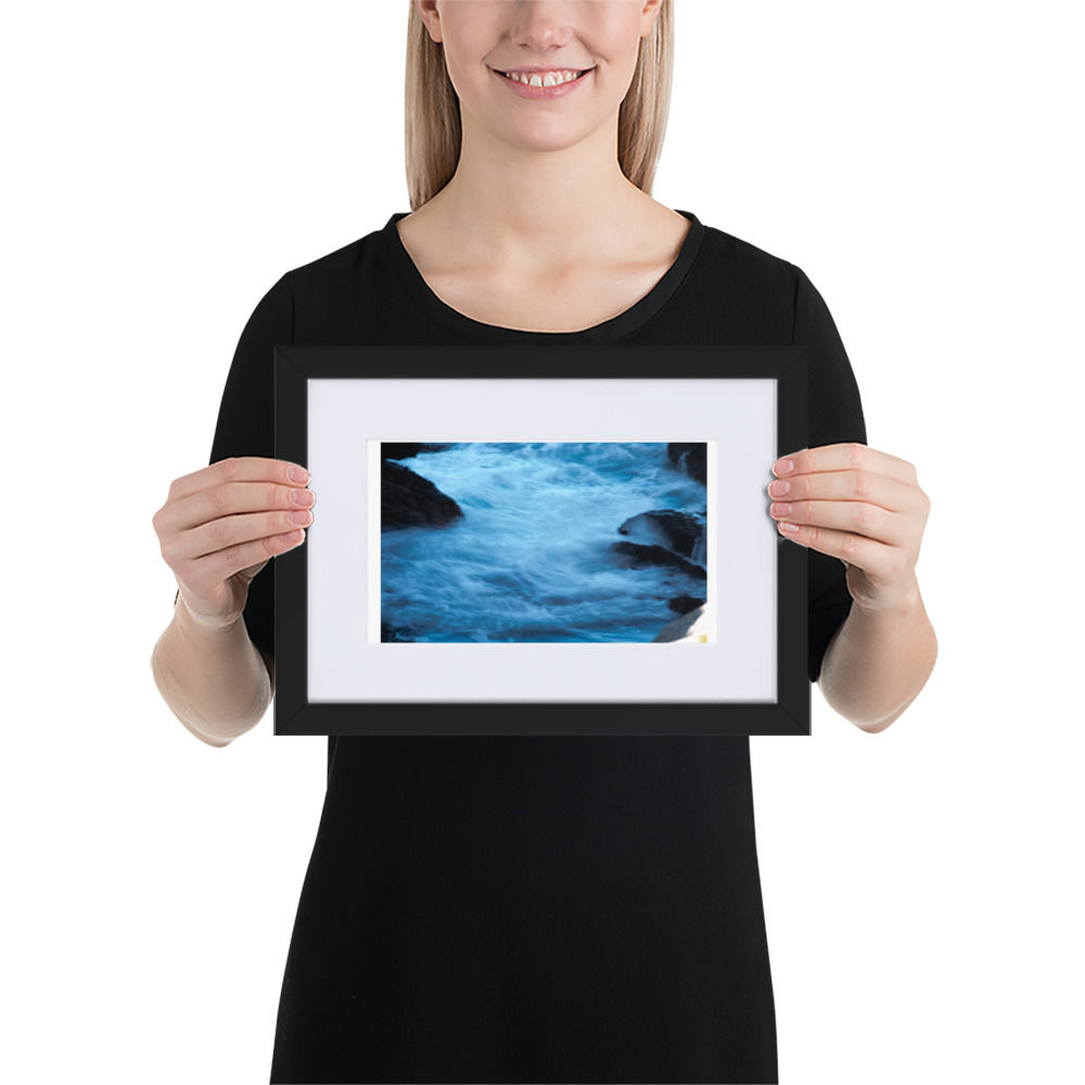 Ocean Echoes 2 Matte Paper Framed Poster With Mat