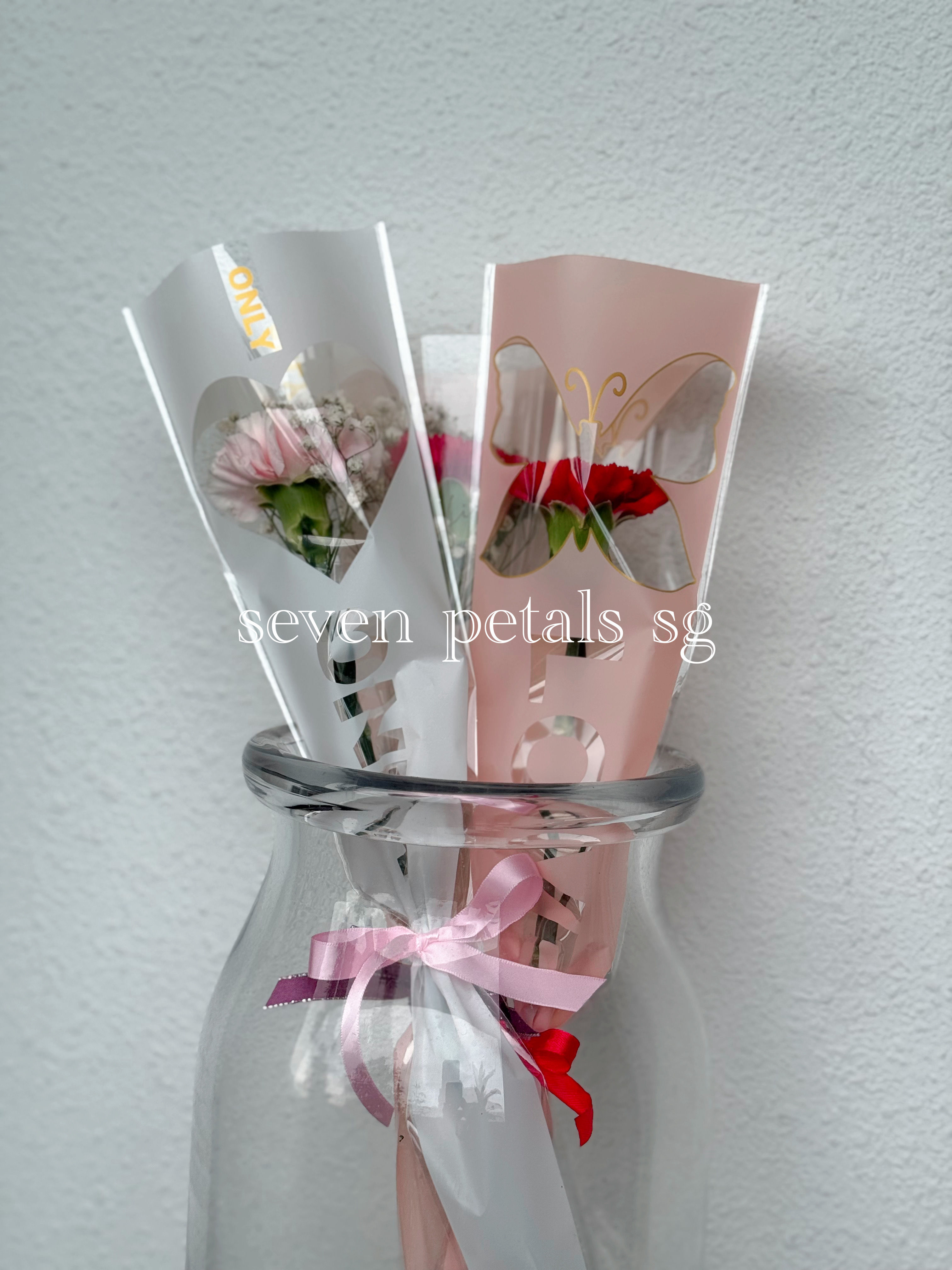 Single stalks of Carnation