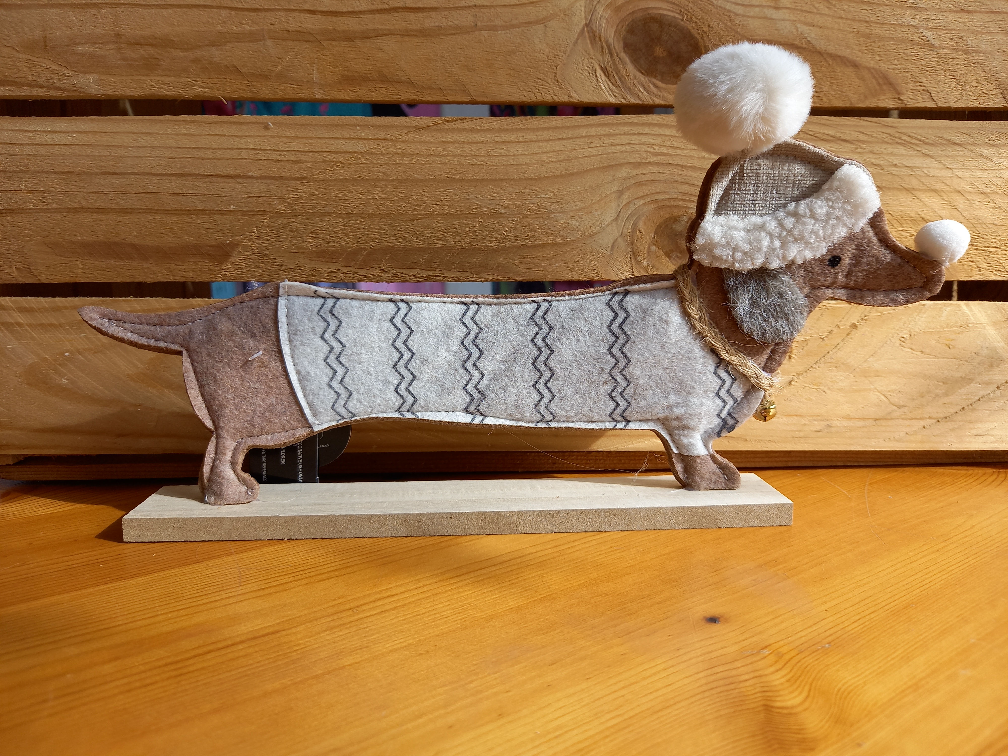 Dog Ornament In Felt