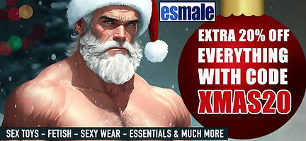 es male extra 20% off everywthing christmas xmas sale