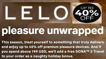 lelo pleasure unwrapped sale