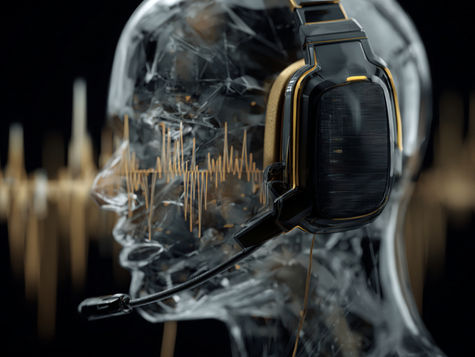 AI + human hybrid model