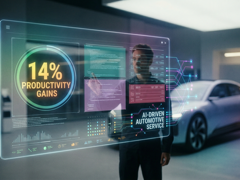 14 percent gains in Automotive AI