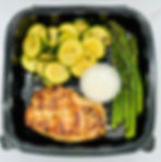 Chicken Thighs with 2 sides $14.95 image
