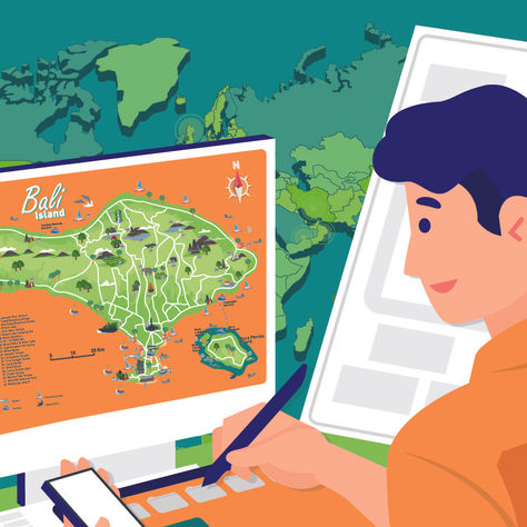 Ini yang Perlu Kamu Ketahui Sebelum Merancang Infografis Peta