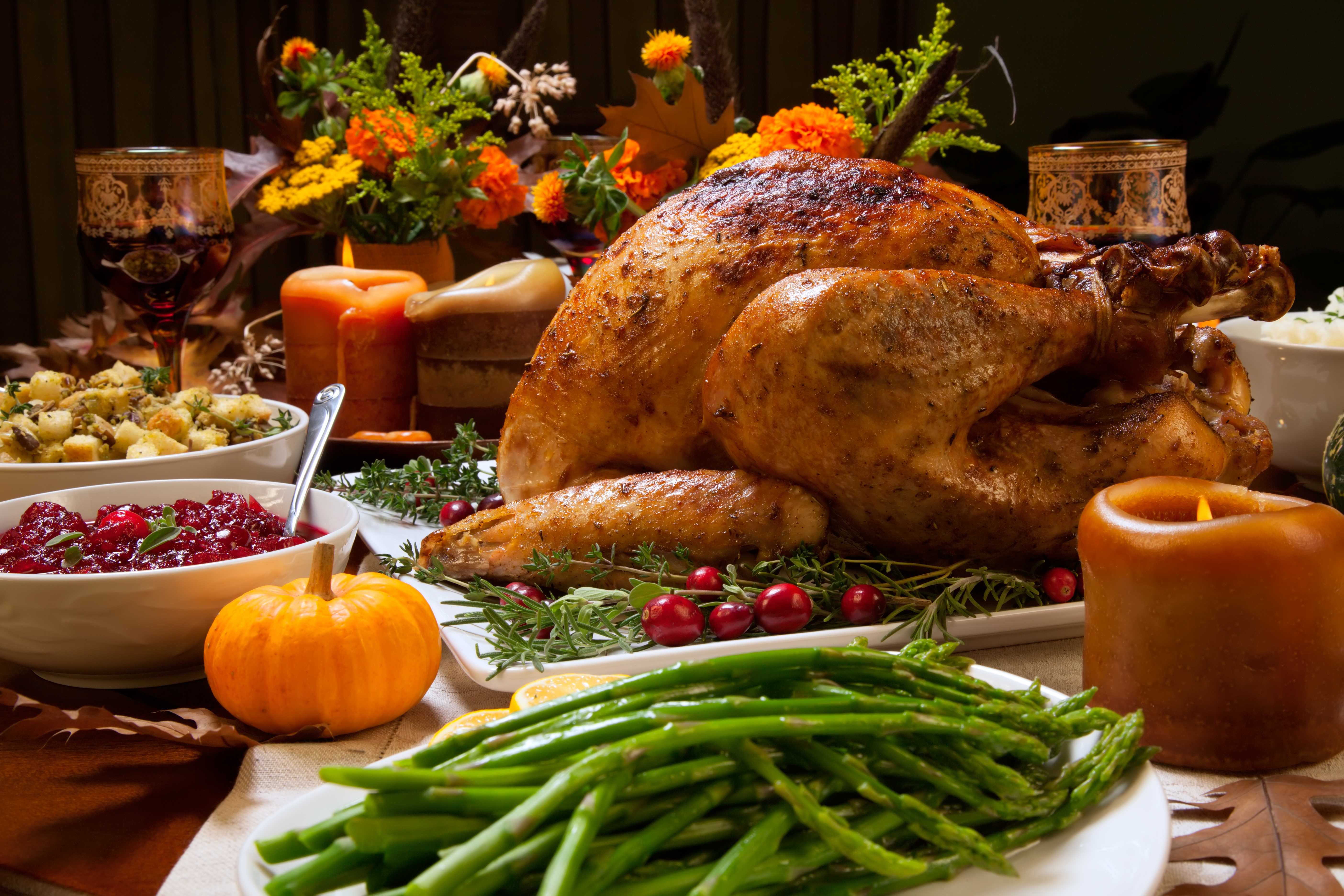 Arranged Food and Objects