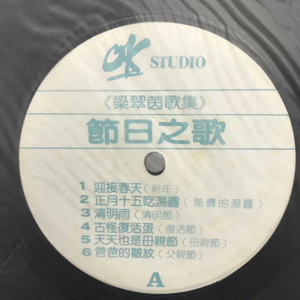 縮圖：梁翠茵  節目之歌(白版)