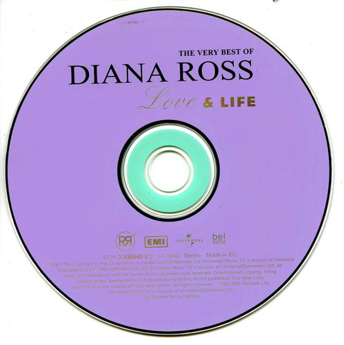 Diana Ross ‎– Love & Life - The Very Best Of Diana Ross