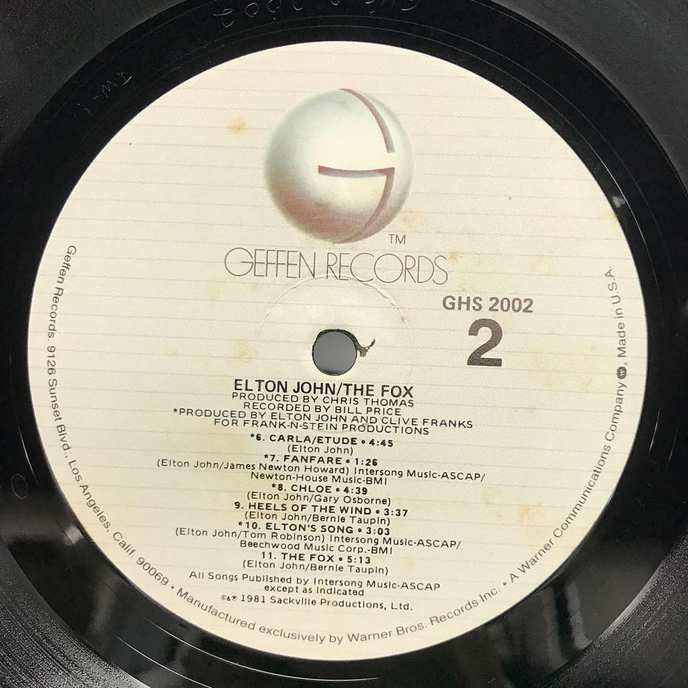 縮圖：Elton John ‎– The Fox