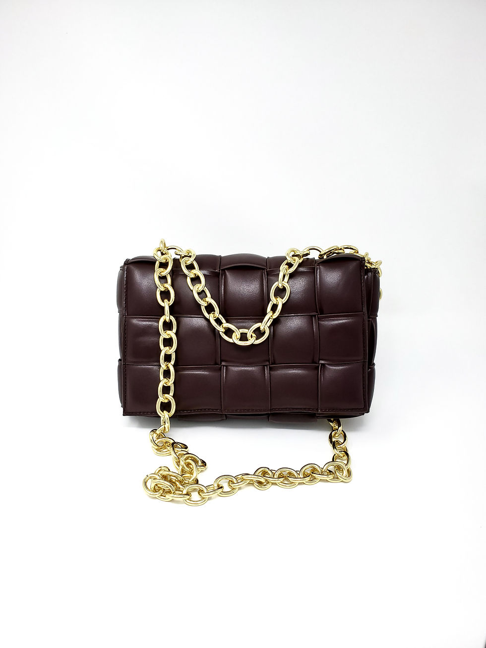 Thumbnail: Qofu Quilted Chain Link Purse