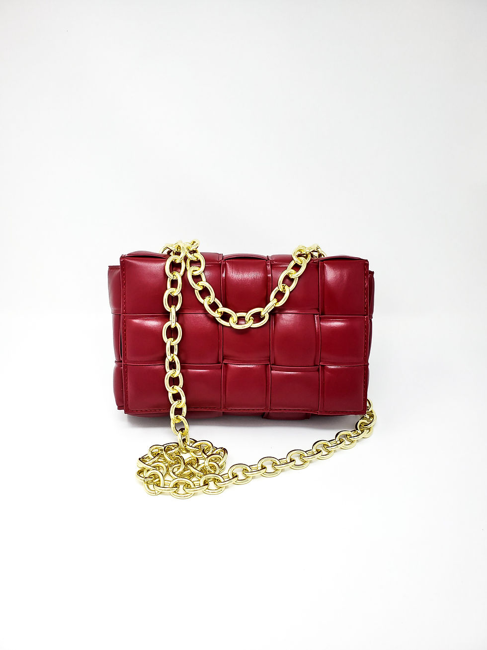 Thumbnail: Qofu Quilted Chain Link Purse