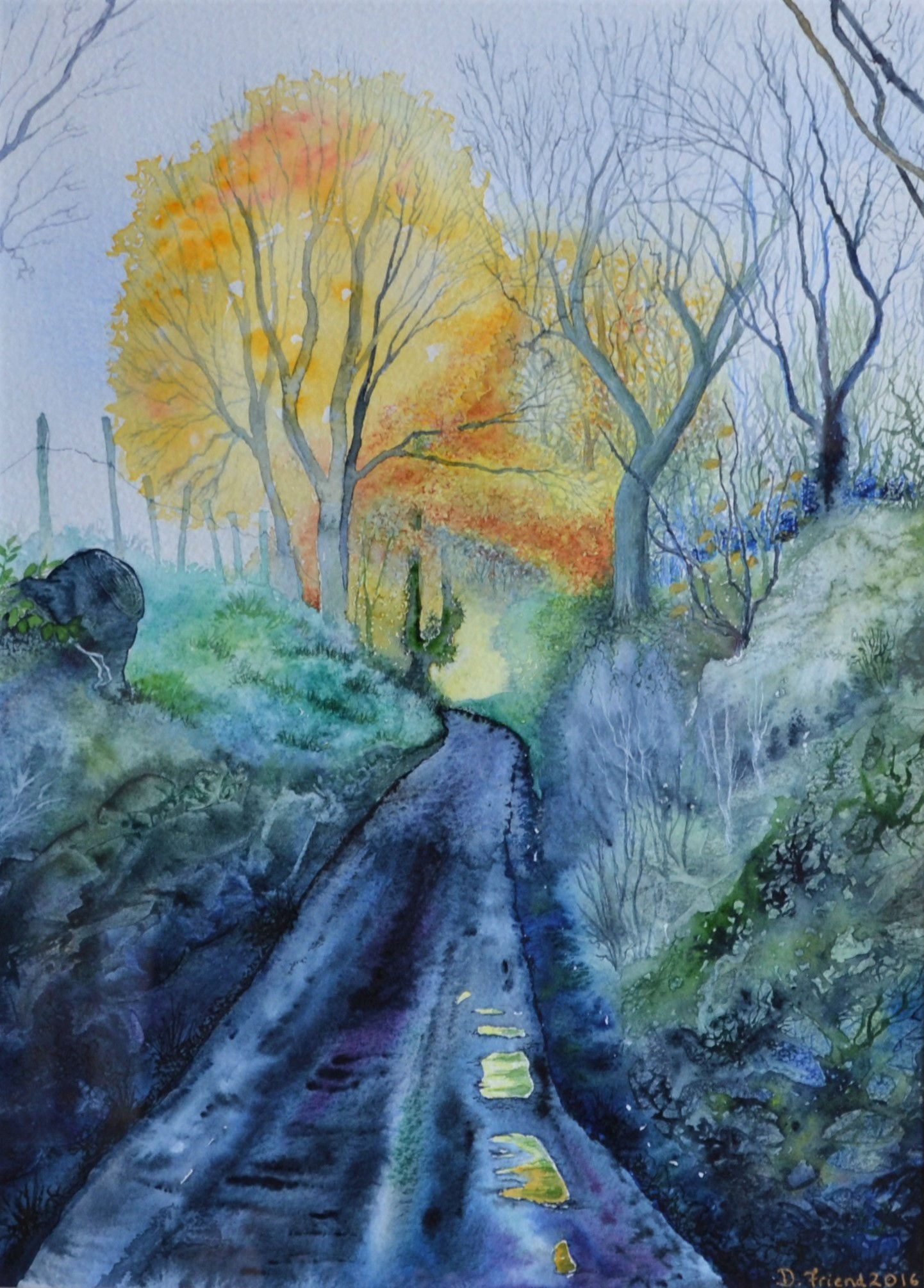 Country Lane, Road to Chatton