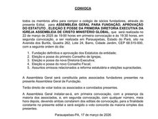 🕊️ HISTÓRIA QUE SE FAZ COM FÉ E PROPÓSITO!