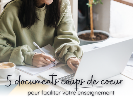 Documents pour faciliter l'enseignement