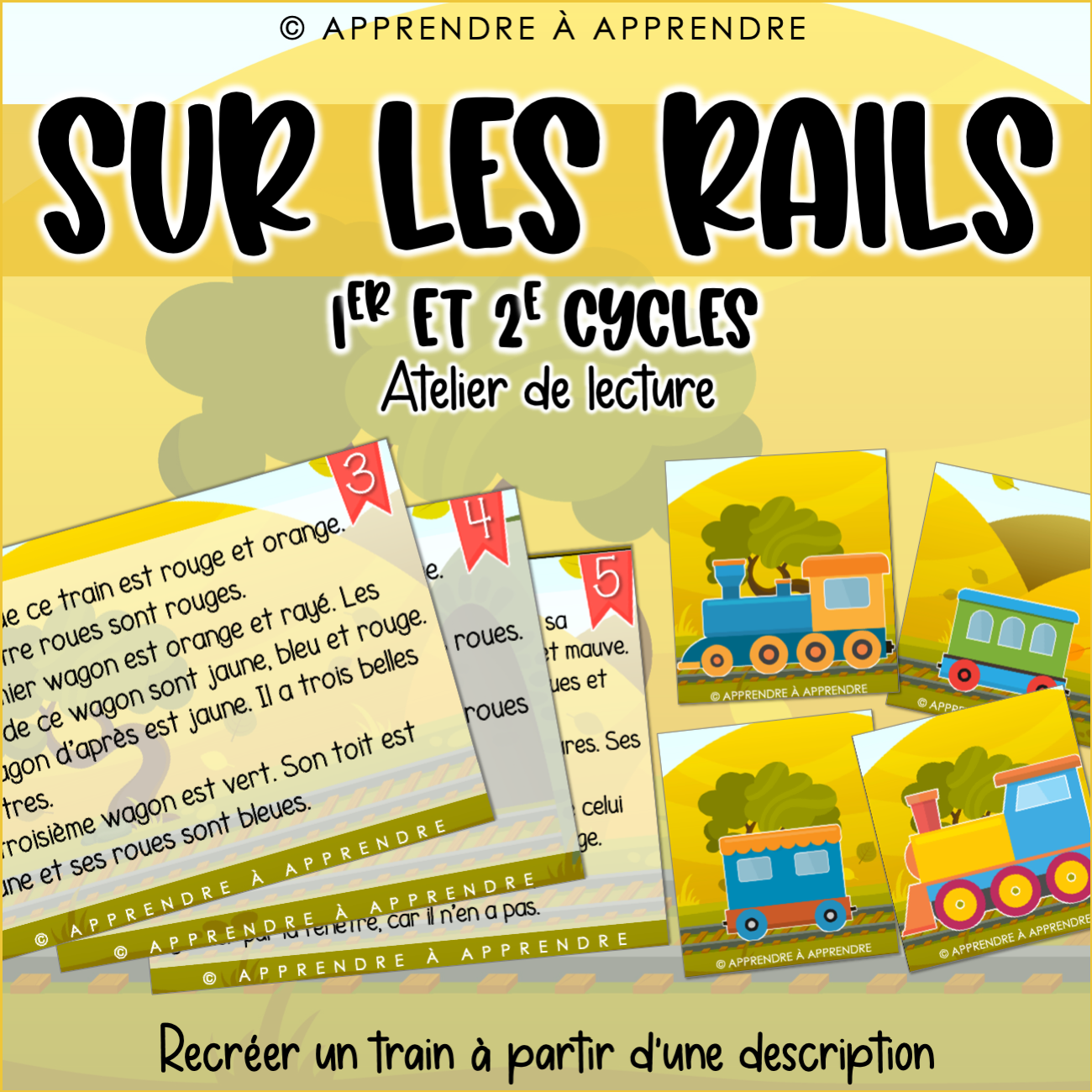 Sur les rails - Niveau facile