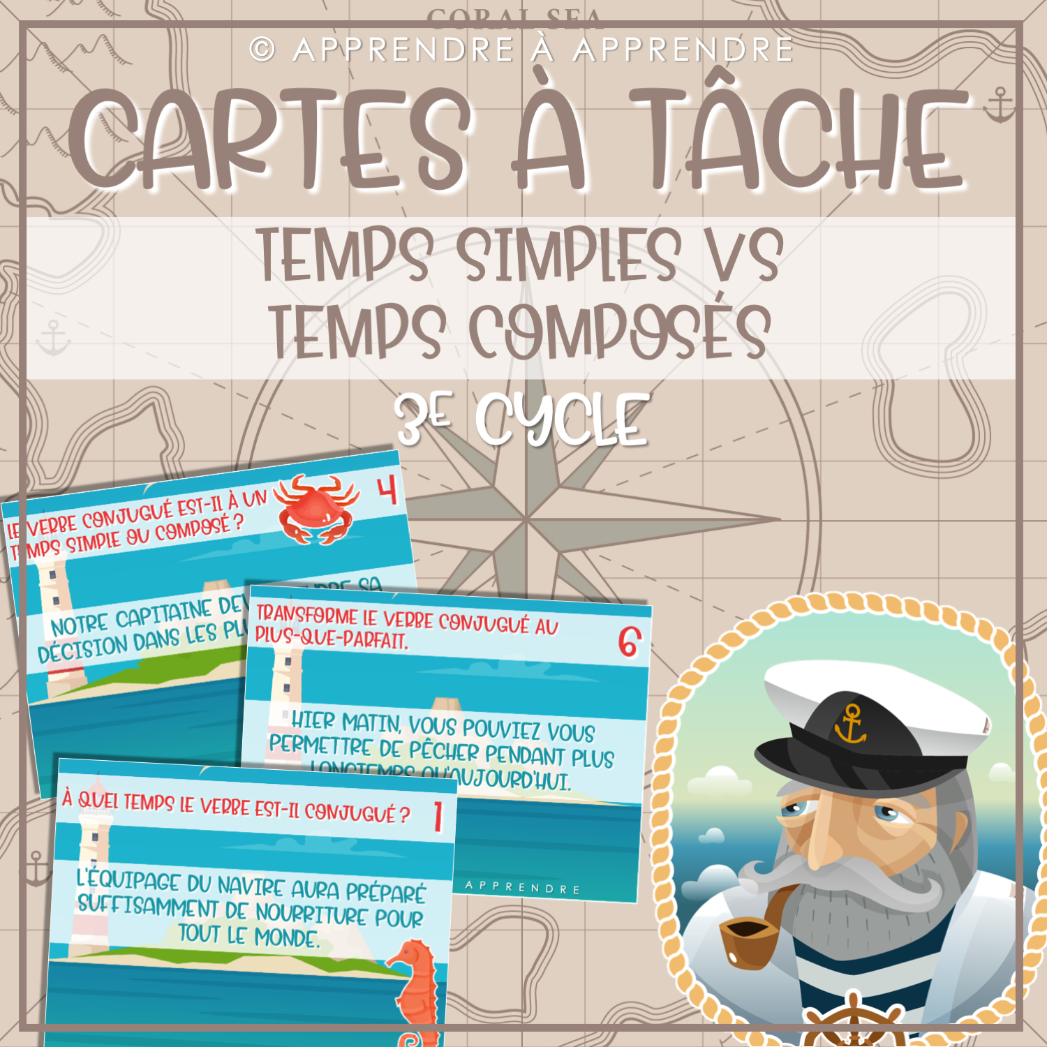 Cartes à tâche - Temps simples et composés