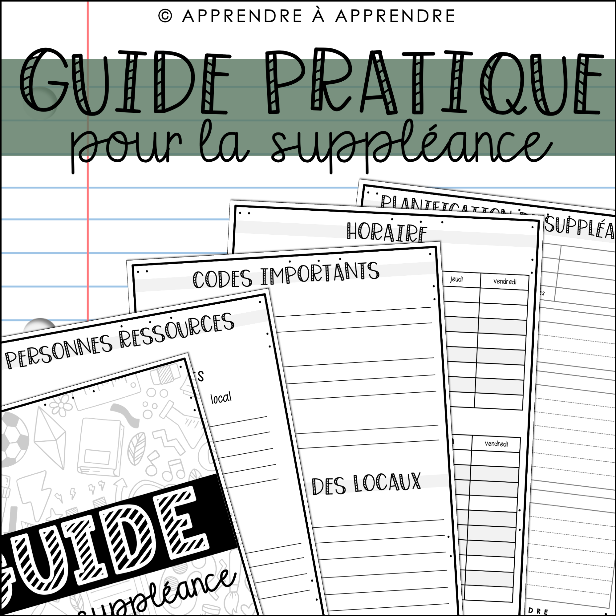Guide pratique pour la suppléance