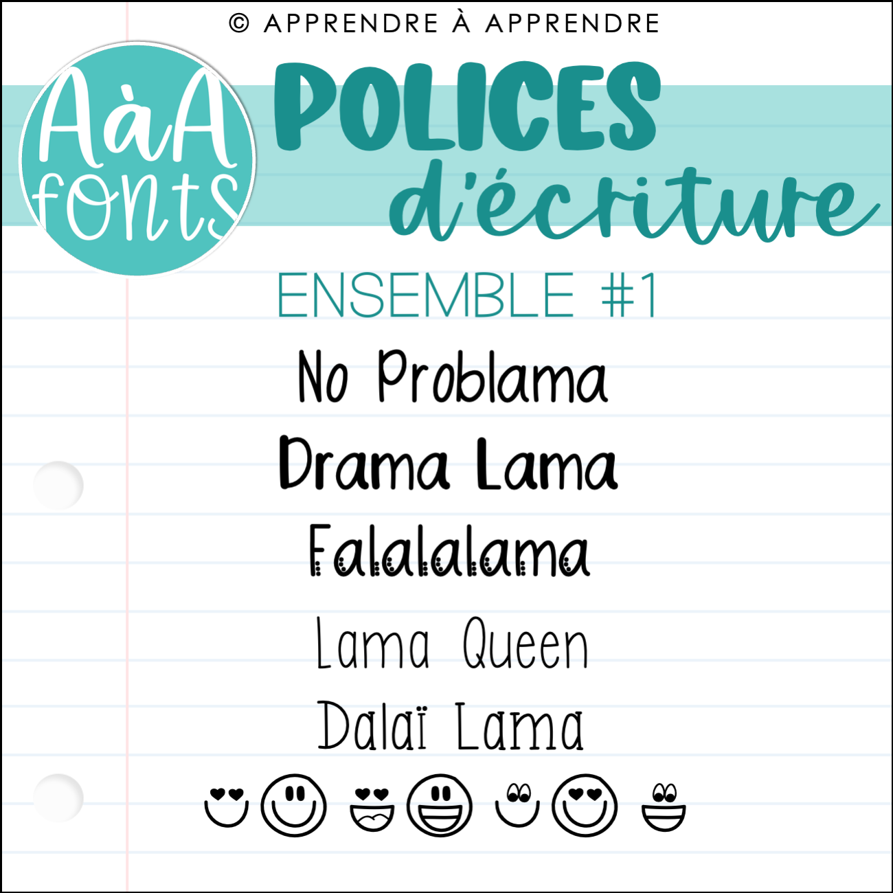 AàA Fonts - Ensemble 1