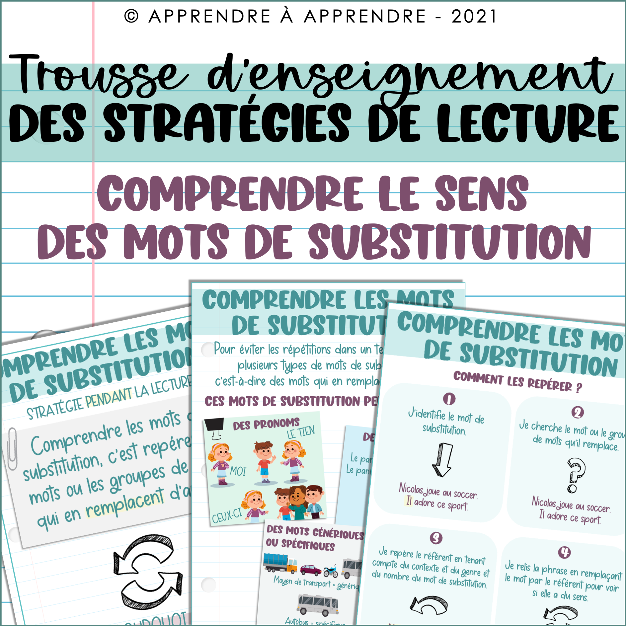 Comprendre les mots de substitution
