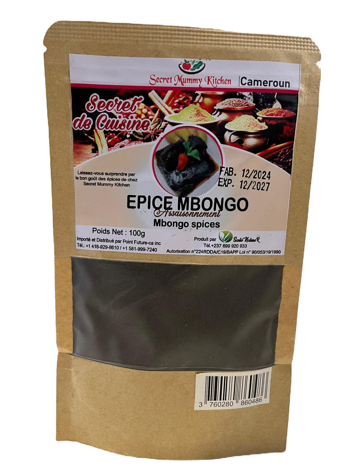 Carton Épice Mbongo de 24 pièces
