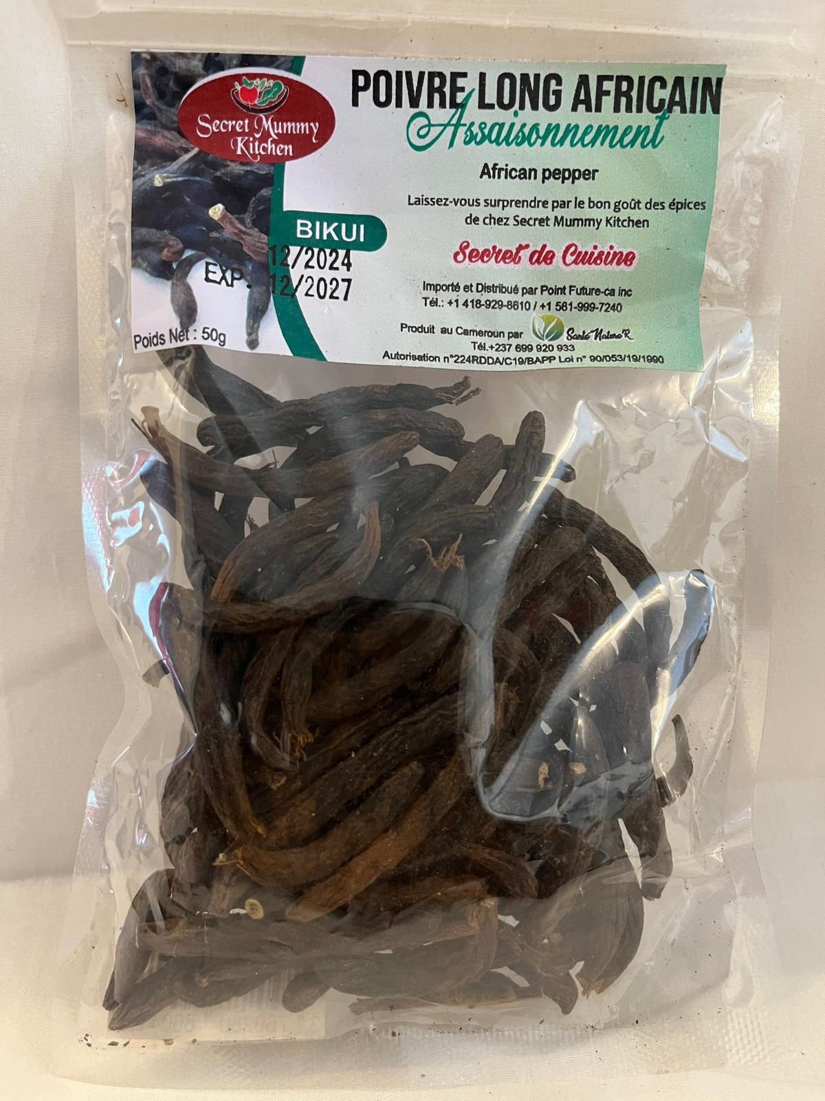 Poivre  long Africain ,Poivre de Selim ou Poivre de Guinée,djarr