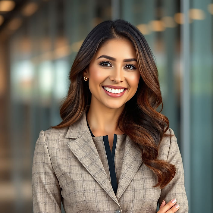 stunning woman business dress smiling happy.jpg