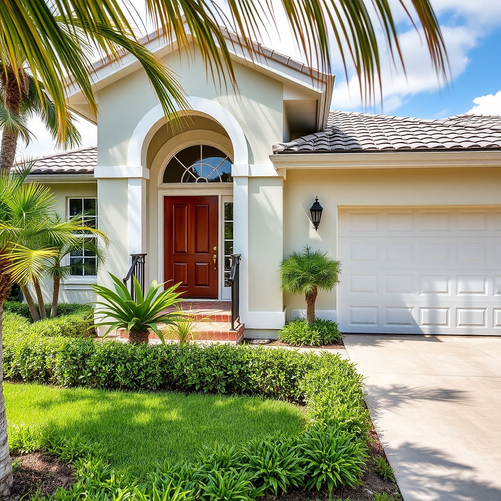 Florida House Painted fresh