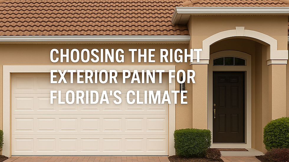 Florida house exterior paint Choosing the Right Exterior Paint for Florida’s Climate