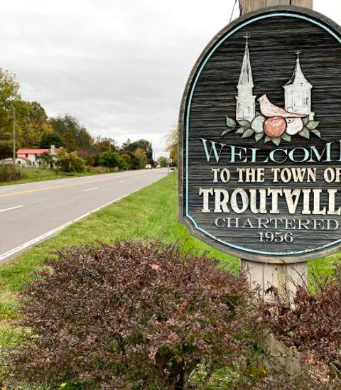 Welcome_to_Troutville SeniorSquadron serving proudly