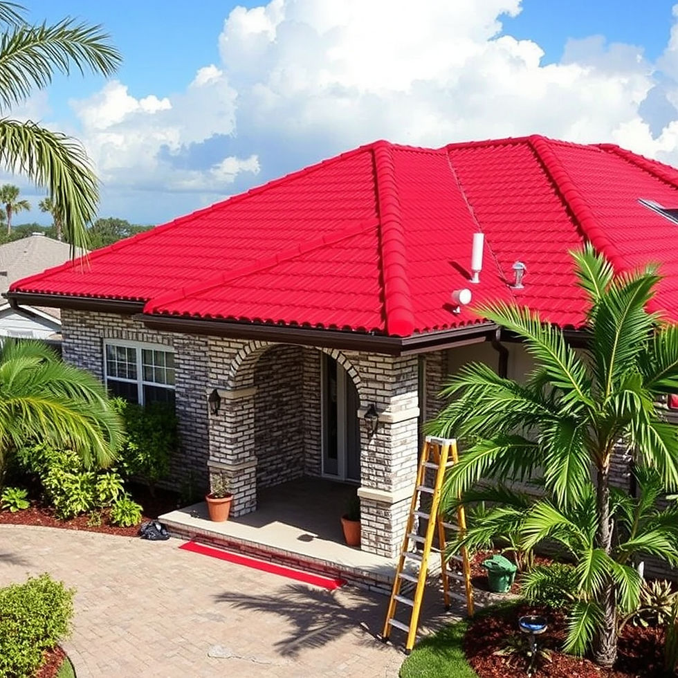 Painting a roof florida