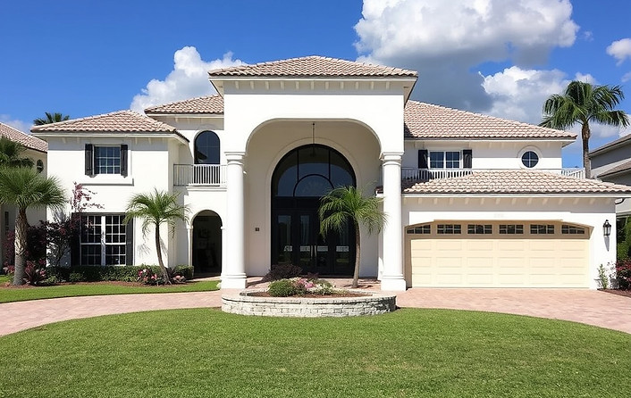 Millionaire home Florida Freshly painted