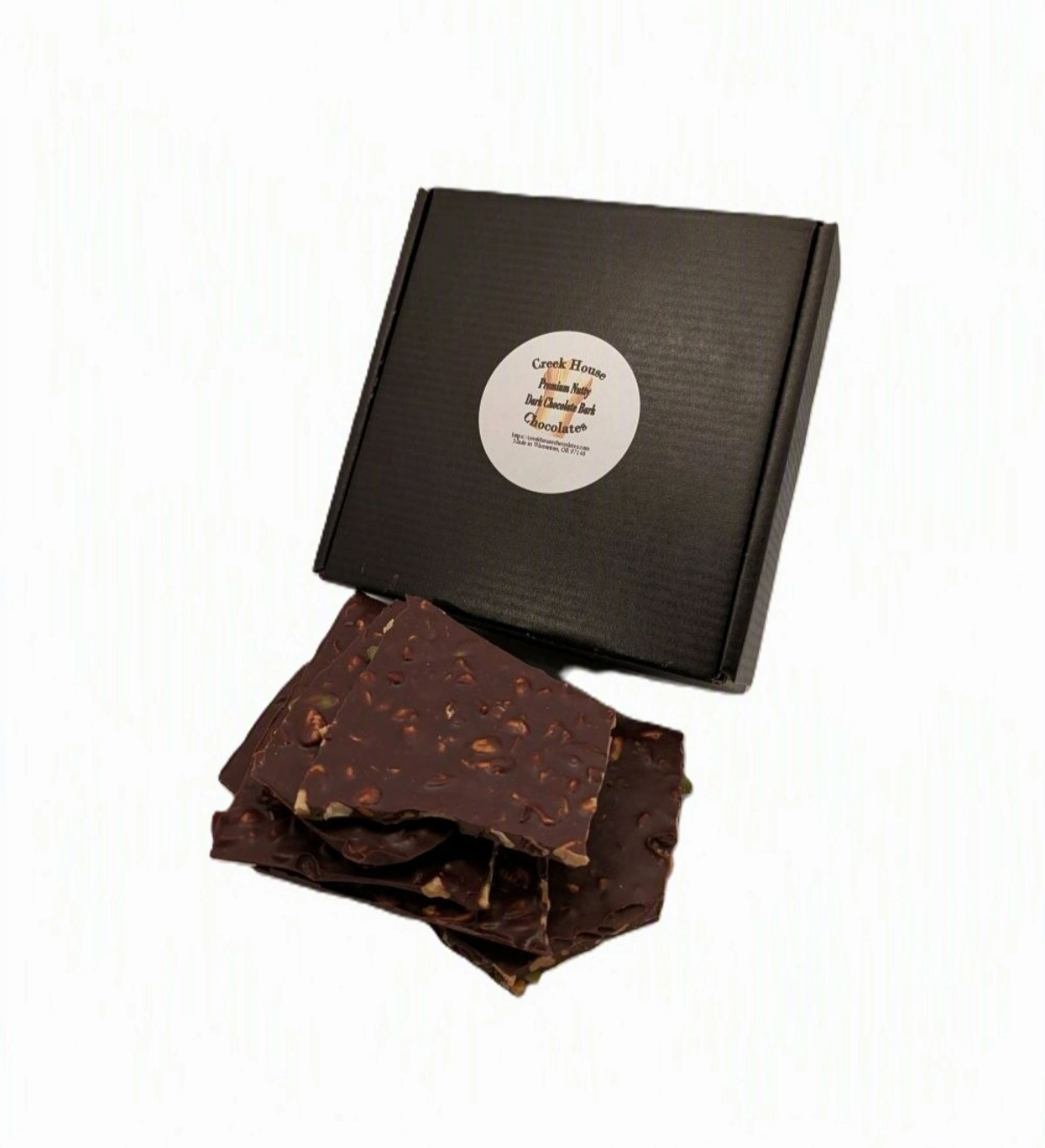 Creek House Organic Vegan Dark Chocolate Nut Bark, 10 oz