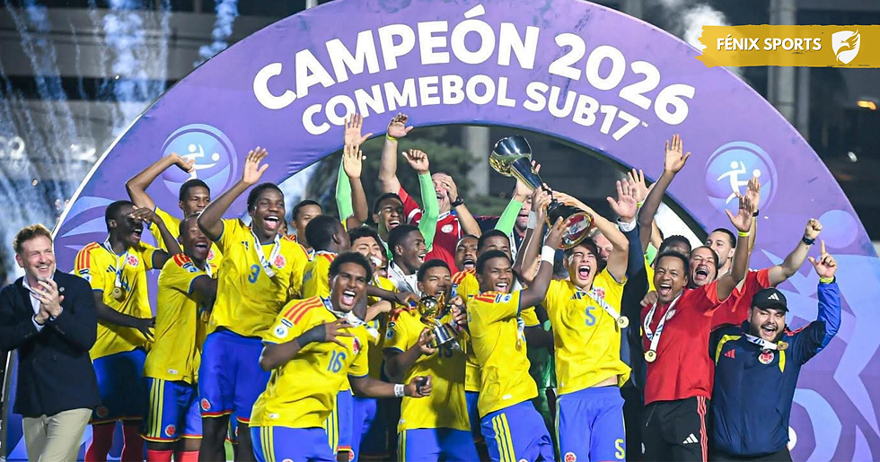Colombia golea a Argentina y levanta el título Sub-17