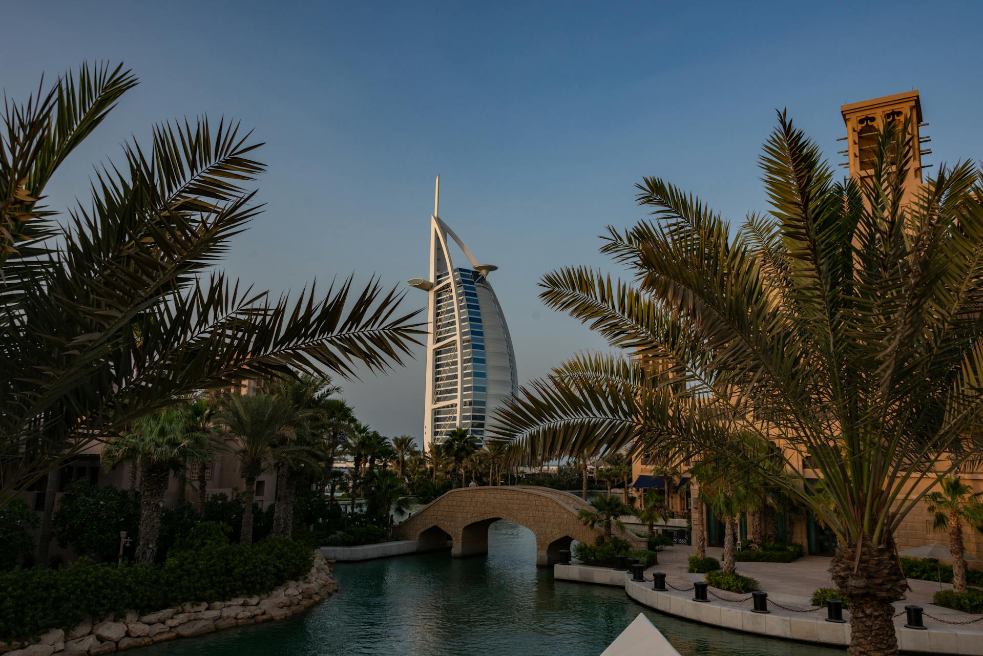 Dubai skyline view