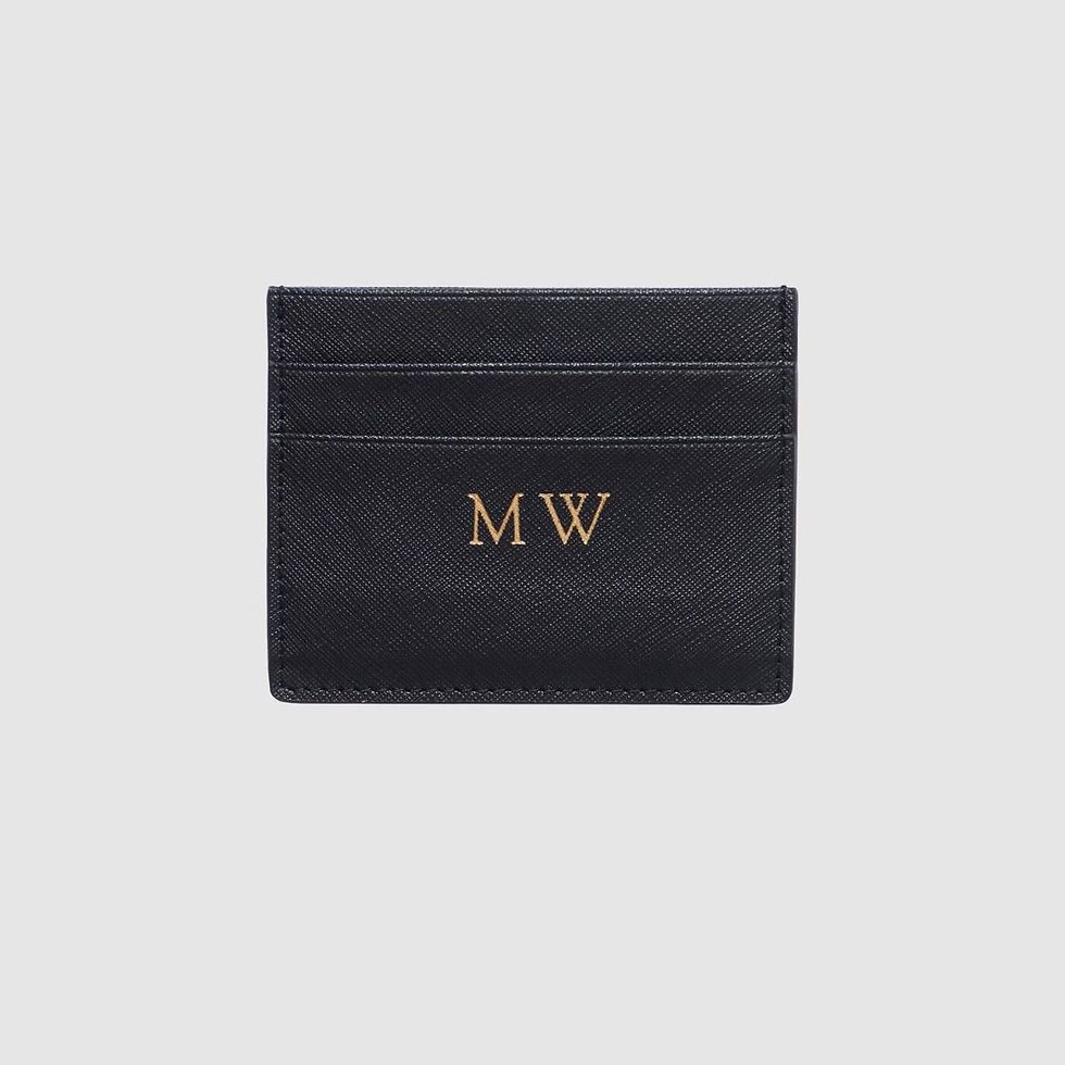 Personalized Card Wallet Holder