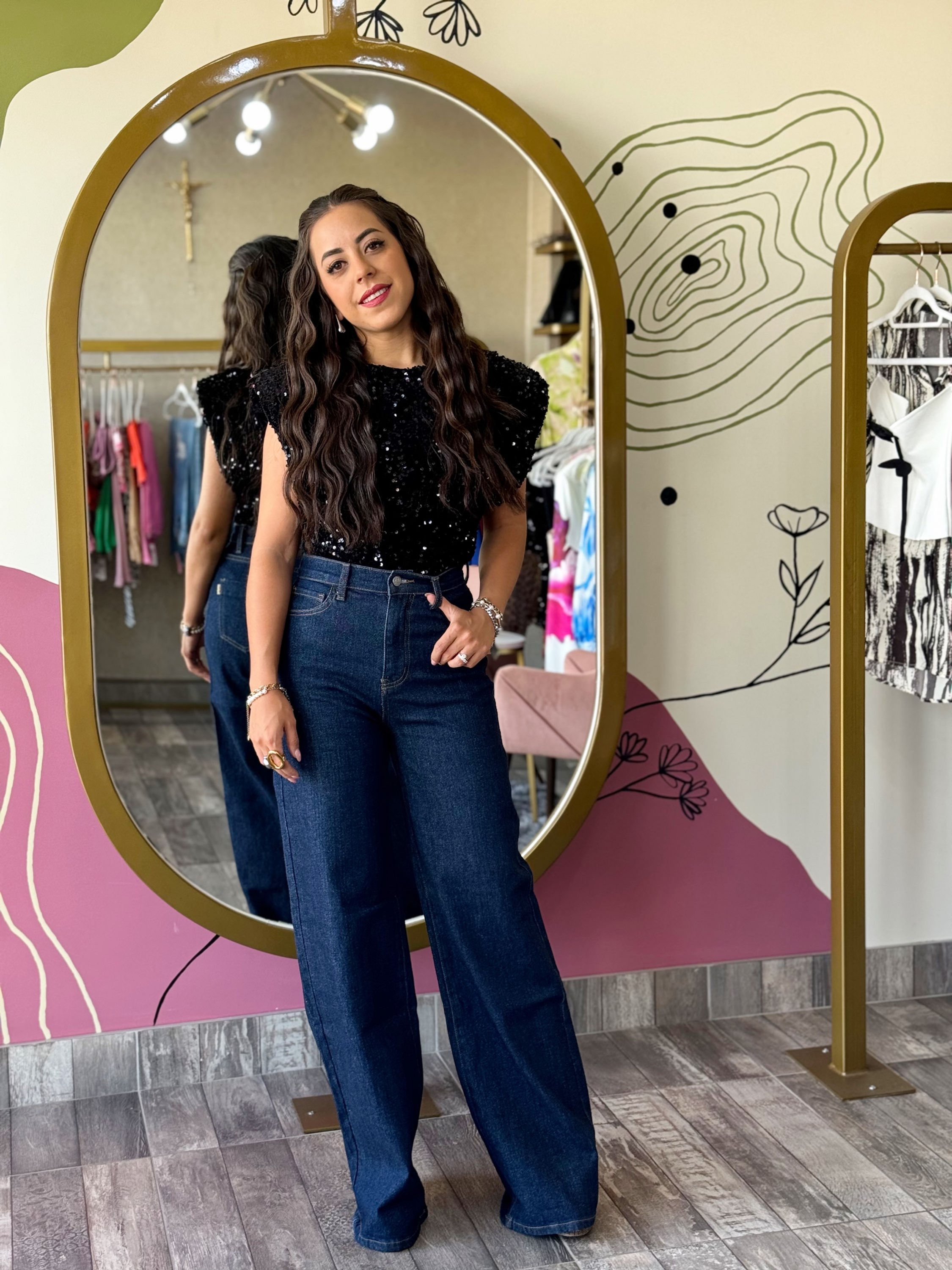 Pantalon Mezclilla Recto Vibrant