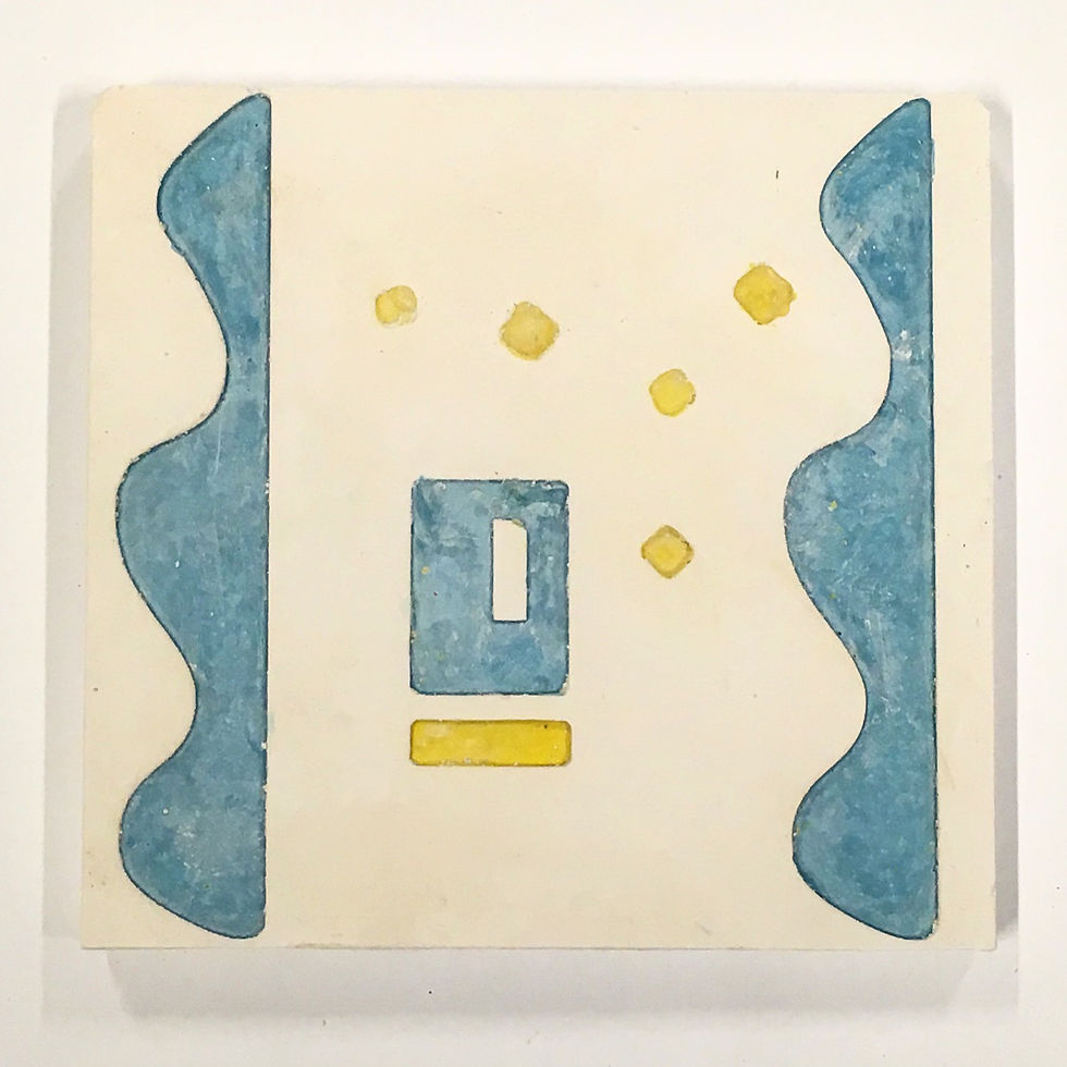 Jesmonite and Plaster Tester Piece