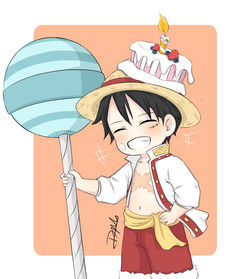 luffy cake