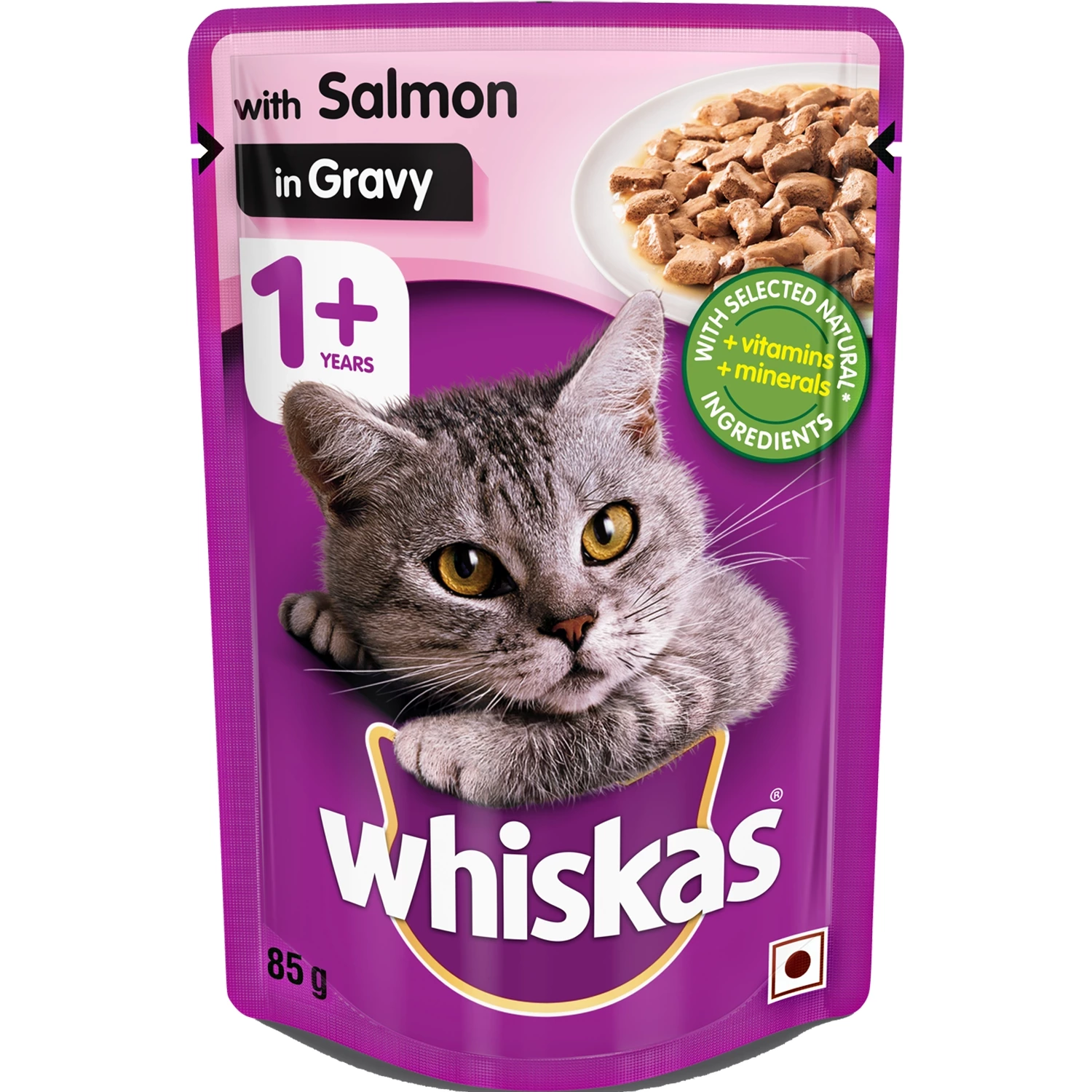 Whiskas Pouch Balmon 85gm