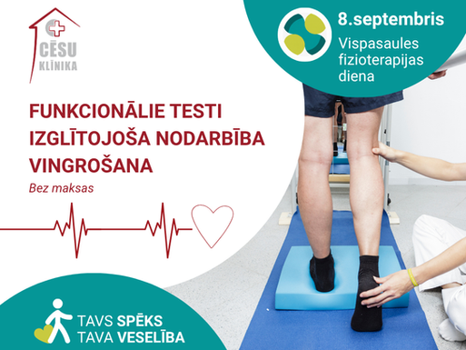 Cēsu klīnikā bez maksas varēs veikt funkcionālos testus