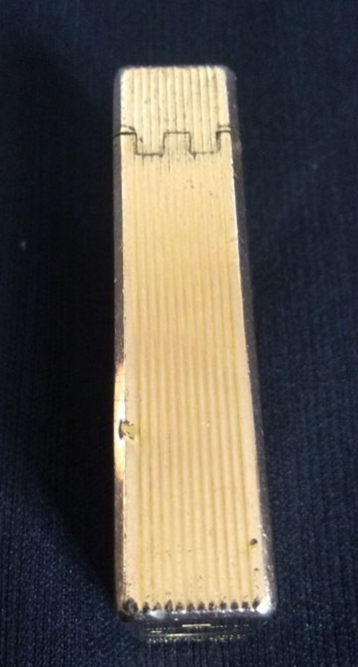 Thumbnail: #18 Black and Gold Dupont Lighter