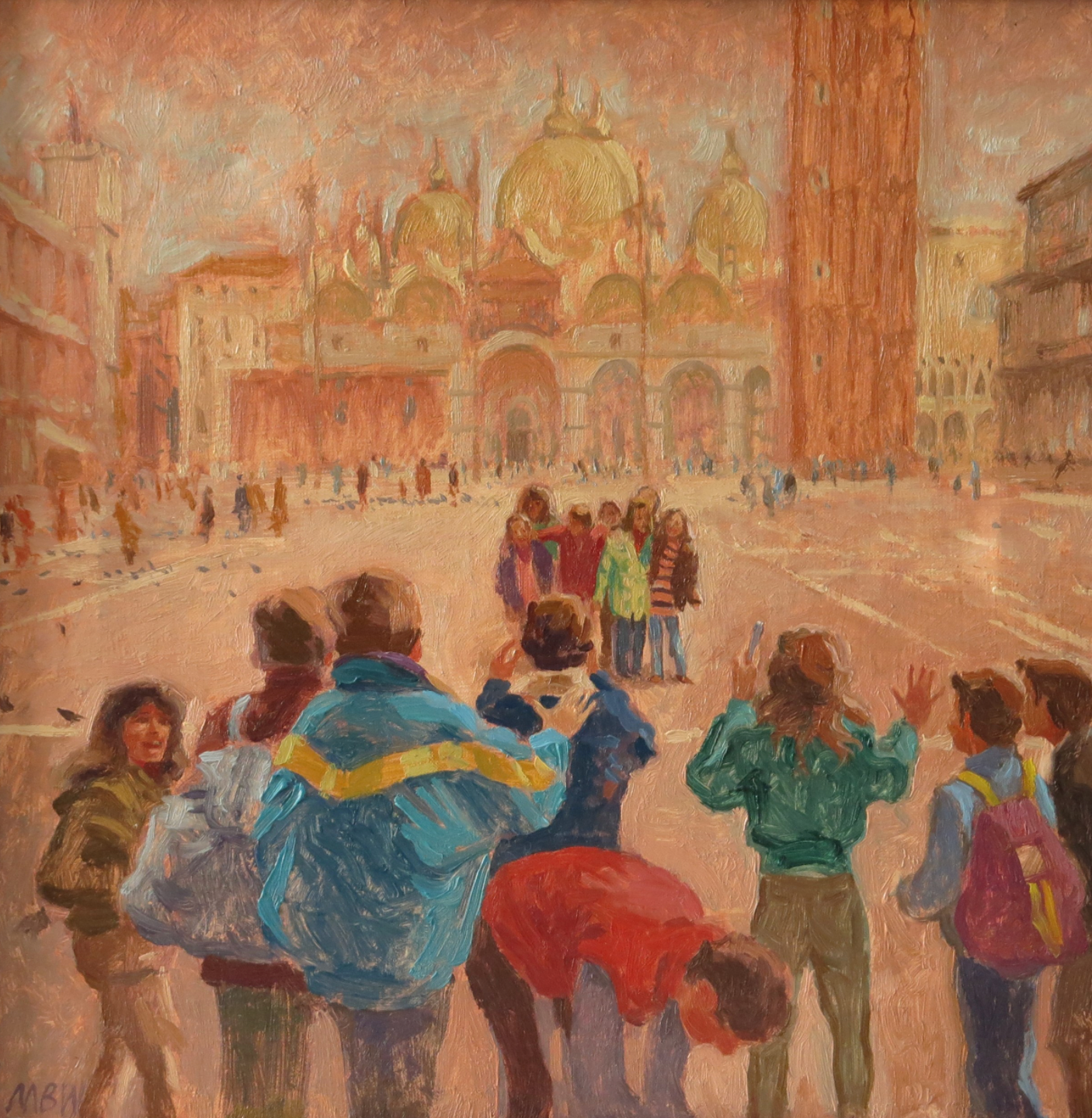 #71 Mary Beresford-Williams Painting of St Marks Square, Venice