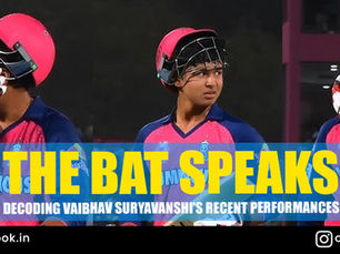 The Bat Speaks: Decoding Vaibhav Suryavanshi's Recent Performances
