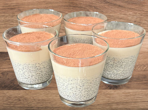 Healthy Chia Tiramisu Pudding
