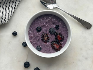 Blueberry Chia Protein Pudding