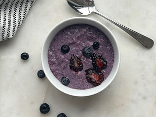 Blueberry Chia Protein Pudding
