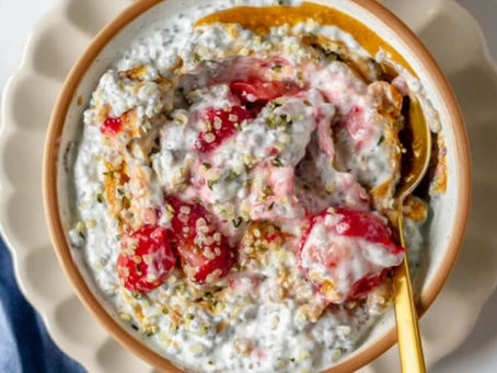 Strawberry Yogurt Chia Pudding